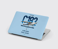 Thumbnail for Cessna 182 Skylane design on light blue MacBook case
