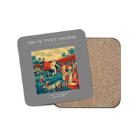 Thumbnail for The Outpost Doctor - Designed Coasters design on gray 1-piece