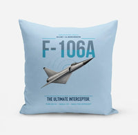 Thumbnail for F-106A Delta Dart design on light blue pillow