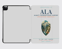 Thumbnail for Almaty International Airport (ALA) design on light gray ipad tablet case