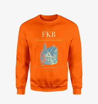 Thumbnail for Karlsruhe–Baden-Baden Airport (FKB) design on orange sweatshirt