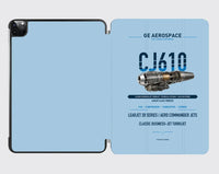 Thumbnail for CJ610 design on light blue ipad tablet case