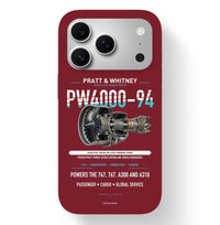Thumbnail for PW4000-94 Case design on dark red iphone case