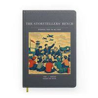 Thumbnail for VINTAGE G4430 - The Storytellers' Bench - Designed Notebooks design on gray