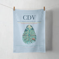 Thumbnail for Merle K. (Mudhole) Smith Airport (CDV) design on light blue towel
