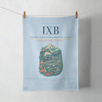 Thumbnail for Bagdogra International Airport (IXB) design on light blue towel