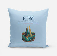 Thumbnail for Roberts Field (RDM) design on light blue pillow