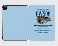 Thumbnail for PW500 design on light blue ipad tablet case