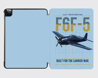 Thumbnail for F6F-5 Hellcat design on light blue ipad tablet case