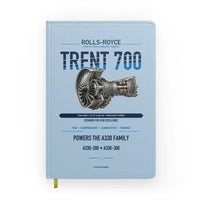 Thumbnail for TRENT 700 design on light blue notebook