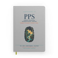 Thumbnail for Puerto Princesa International Airport (PPS) design on light gray notebook