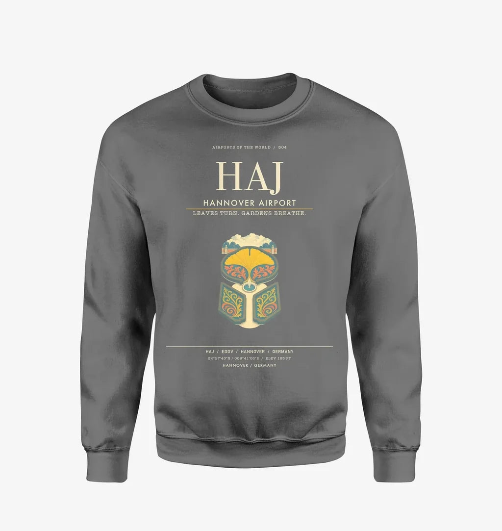 Hannover Airport HAJ Sweatshirt - Gray