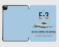 Thumbnail for E-3 Sentry AWACS design on light blue ipad tablet case