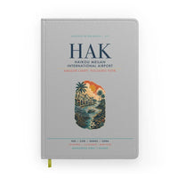 Thumbnail for Haikou Meilan International Airport (HAK) design on light gray notebook