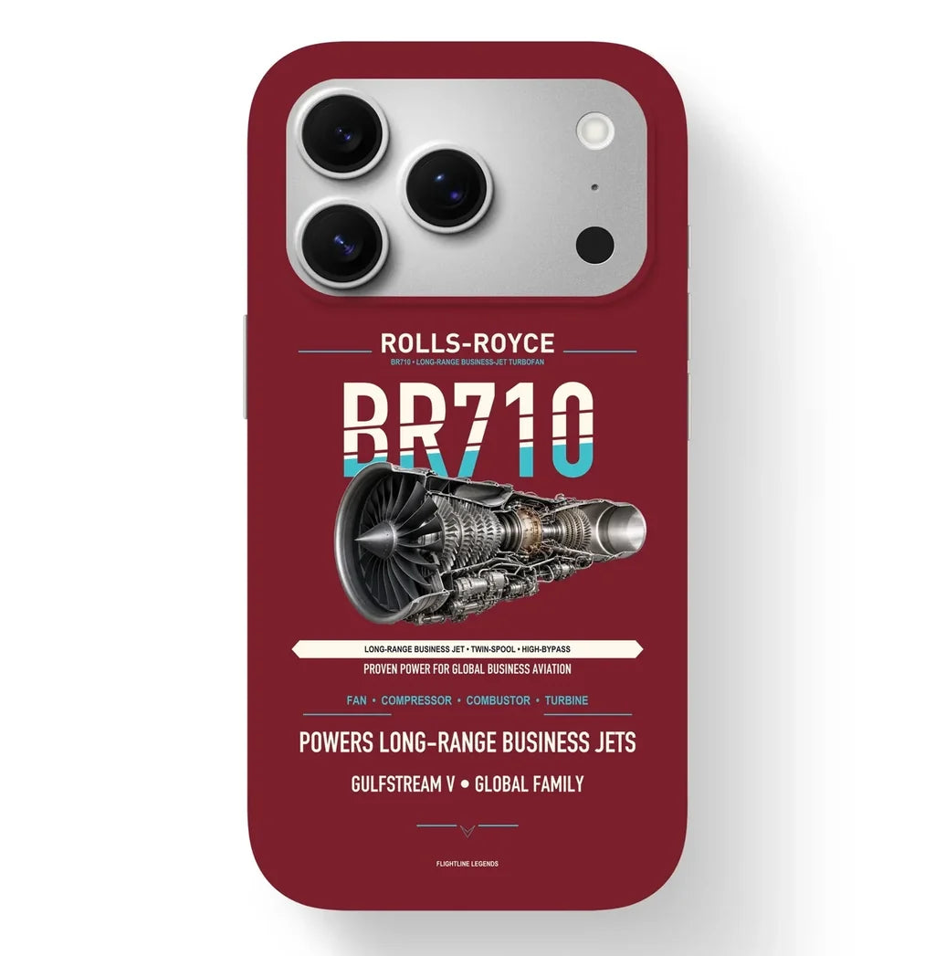 BR710 Case design on dark red iphone case