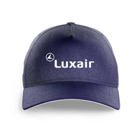 Thumbnail for Luxair logo printed on dark blue cap