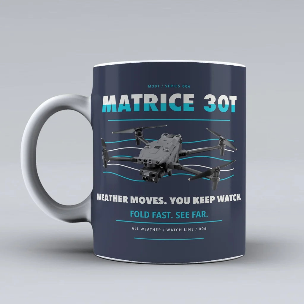 Matrice 30T Mug design on dark blue dji