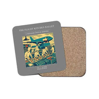 Thumbnail for The Flight Kitchen Ballet - Designed Coasters design on gray 1-piece
