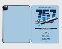 Thumbnail for Boeing 757-200 design on light blue ipad tablet case