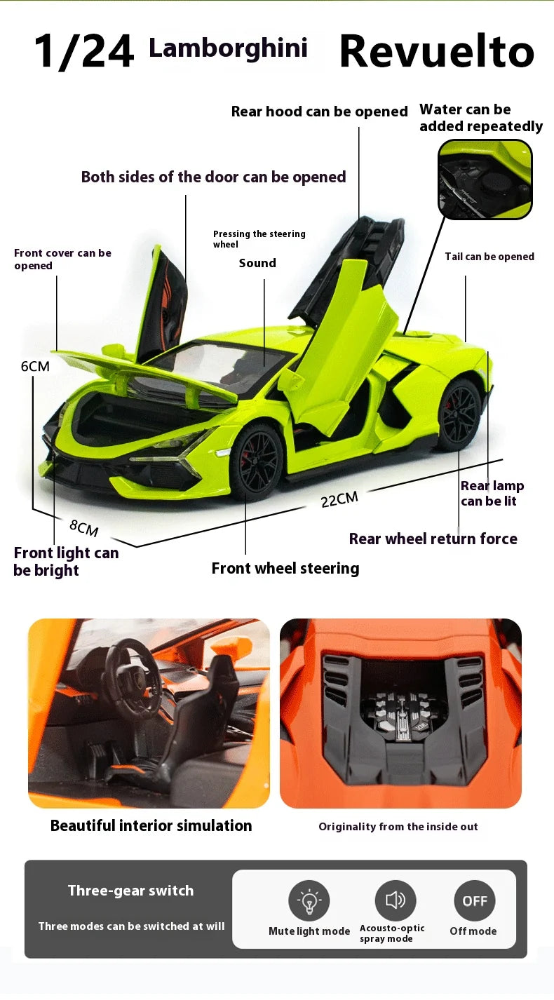 1:24 Lamborghini Revuelto Spray Model - view 5