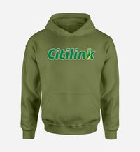 Thumbnail for Citilink Airlines logo printed on green army hoodie