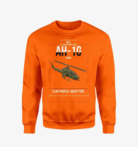 Thumbnail for Bell AH-1G Cobra design on orange sweatshirt