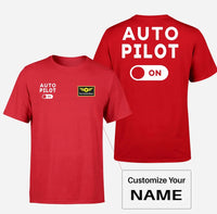 Thumbnail for Customisable Auto Pilot ON Double-Side T T-Shirt - view 5