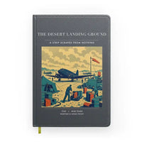 Thumbnail for VINTAGE G4517 - The Desert Landing Ground - Designed Notebooks design on gray