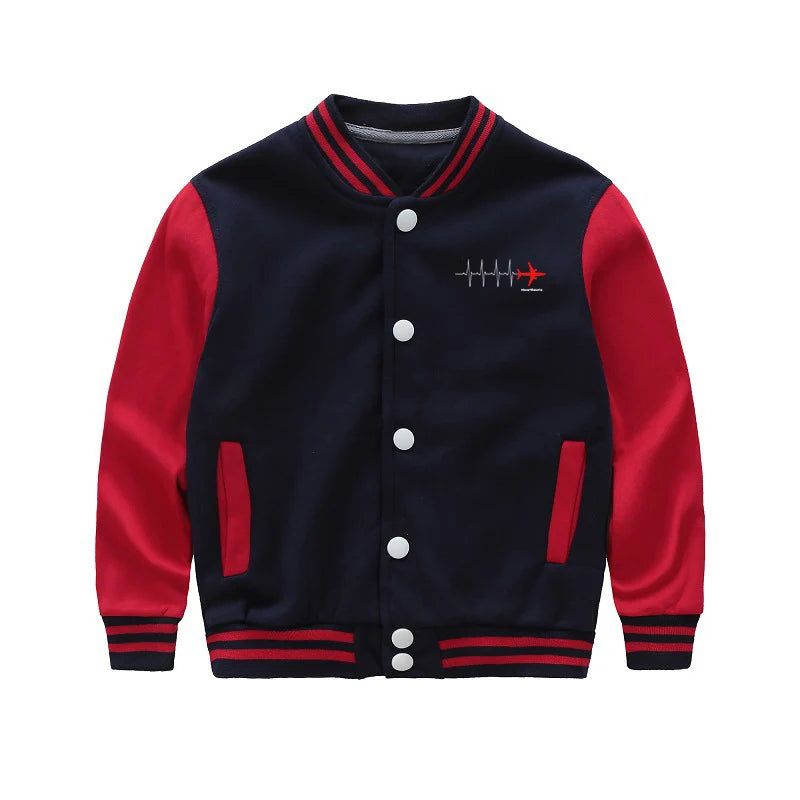 Aviation Heartbeats Baseball Jacket - view 6