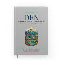 Thumbnail for Denver International Airport (DEN) design on light gray notebook