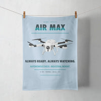 Thumbnail for Percepto Air Max design on light blue towel