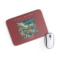 Thumbnail for VINTAGE G4495 - The Monsoon Break Sprint - Designed Mouse Pads design on darkred rectangle