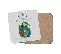 Thumbnail for Hewanorra International Airport (UVF) design on light gray 1 piece coaster