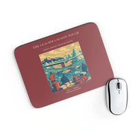 Thumbnail for VINTAGE G4349 - The Glacier Lagoon Touch - Designed Mouse Pads design on darkred rectangle