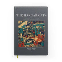Thumbnail for VINTAGE G4137 - The Hangar Cats - Designed Notebooks design on gray