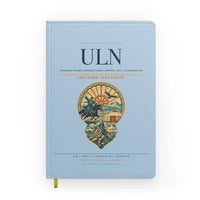 Thumbnail for Chinggis Khaan International Airport (ULN) design on light blue notebook