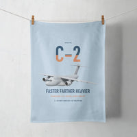 Thumbnail for Kawasaki C-2 design on light blue towel