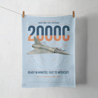 Thumbnail for Dassault Mirage 2000C RDI design on light blue towel