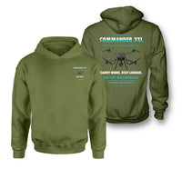 Thumbnail for Draganfly Commander 3XL design on green army hoodie