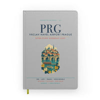 Thumbnail for Václav Havel Airport Prague (PRG) design on light gray notebook