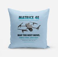 Thumbnail for DJI Matrice 4E design on light blue pillow