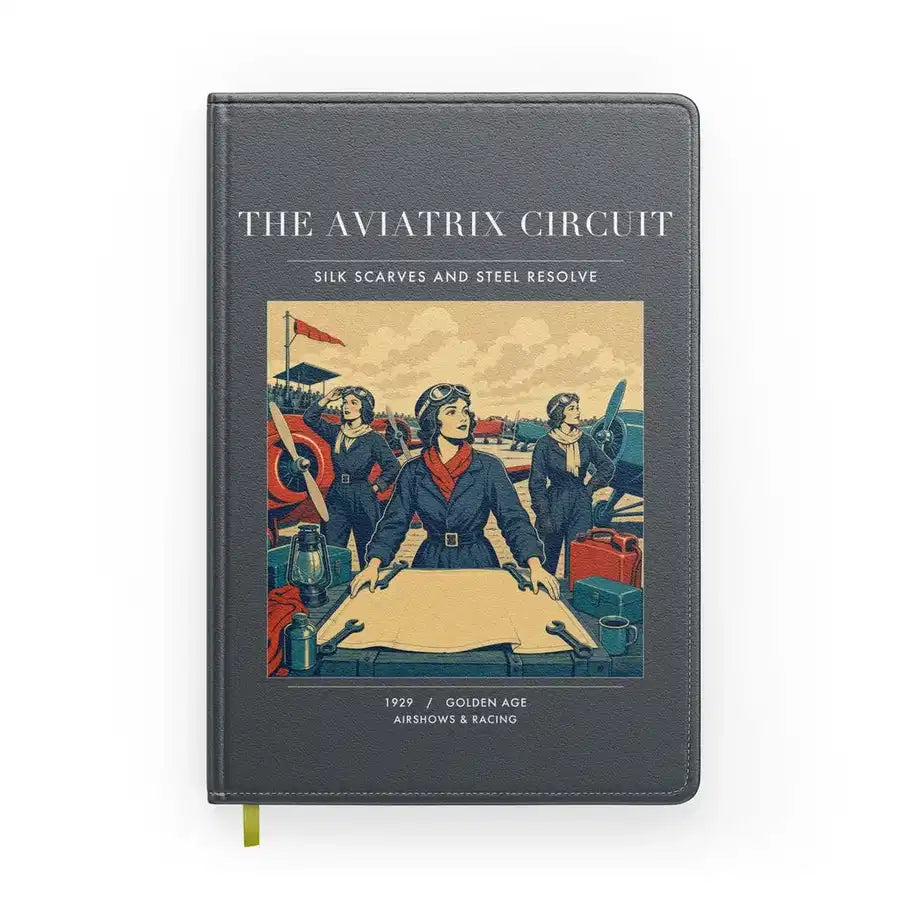 VINTAGE G4164 - The Aviatrix Circuit - Designed Notebooks design on gray