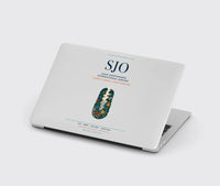 Thumbnail for Juan Santamaría International Airport (SJO) design on light gray MacBook case