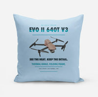 Thumbnail for Autel EVO II Dual 640T V3 design on light blue pillow