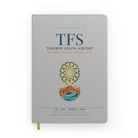 Thumbnail for Tenerife South Airport (TFS) design on light gray notebook