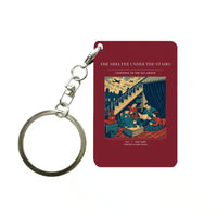 Thumbnail for VINTAGE G4533 - The Shelter Under The Stairs - Designed Key Chain design on darkred