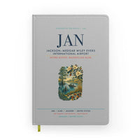 Thumbnail for Jackson–Medgar Wiley Evers International Airport (JAN) design on light gray notebook