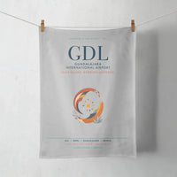 Thumbnail for Guadalajara International Airport (GDL) design on light gray towel