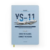 Thumbnail for NAMC YS-11A design on light blue notebook