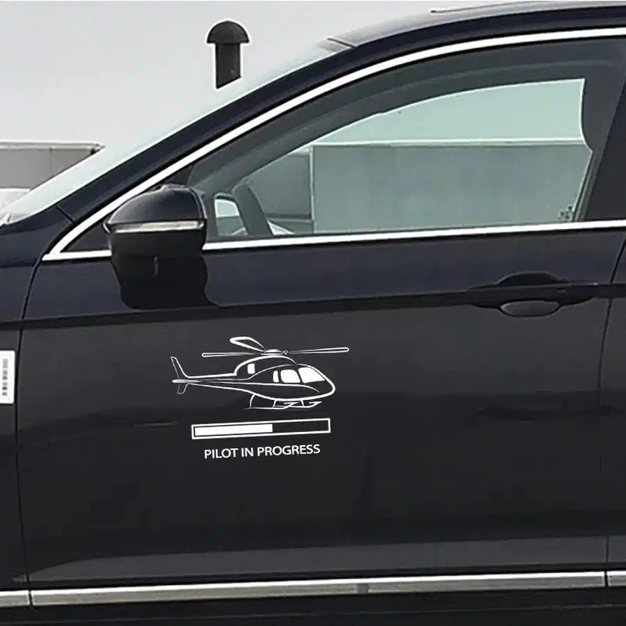 Helicopter Car Sticker - view 5